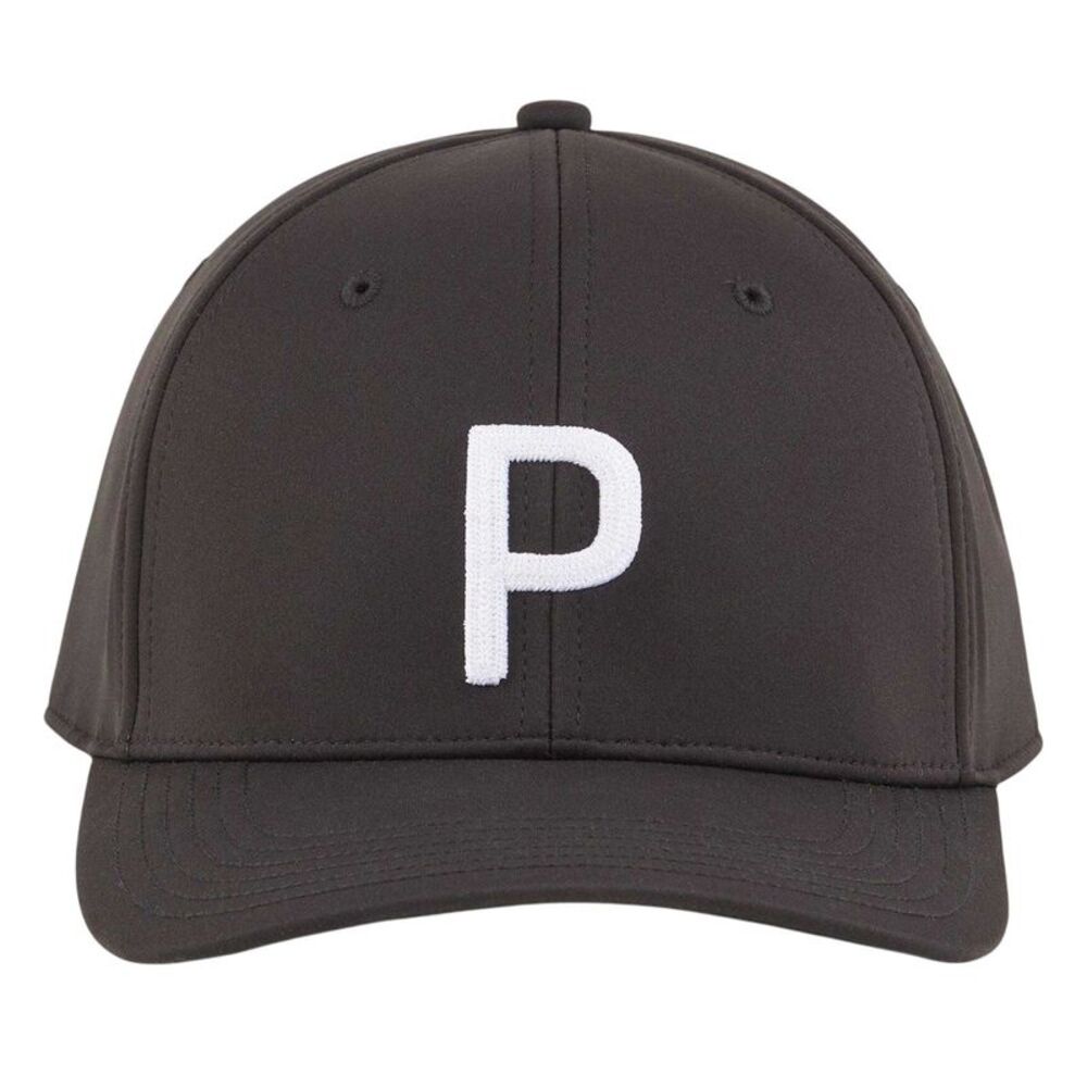 Puma Mens Embroidered Logo Thermal Golf Cap / Black/White